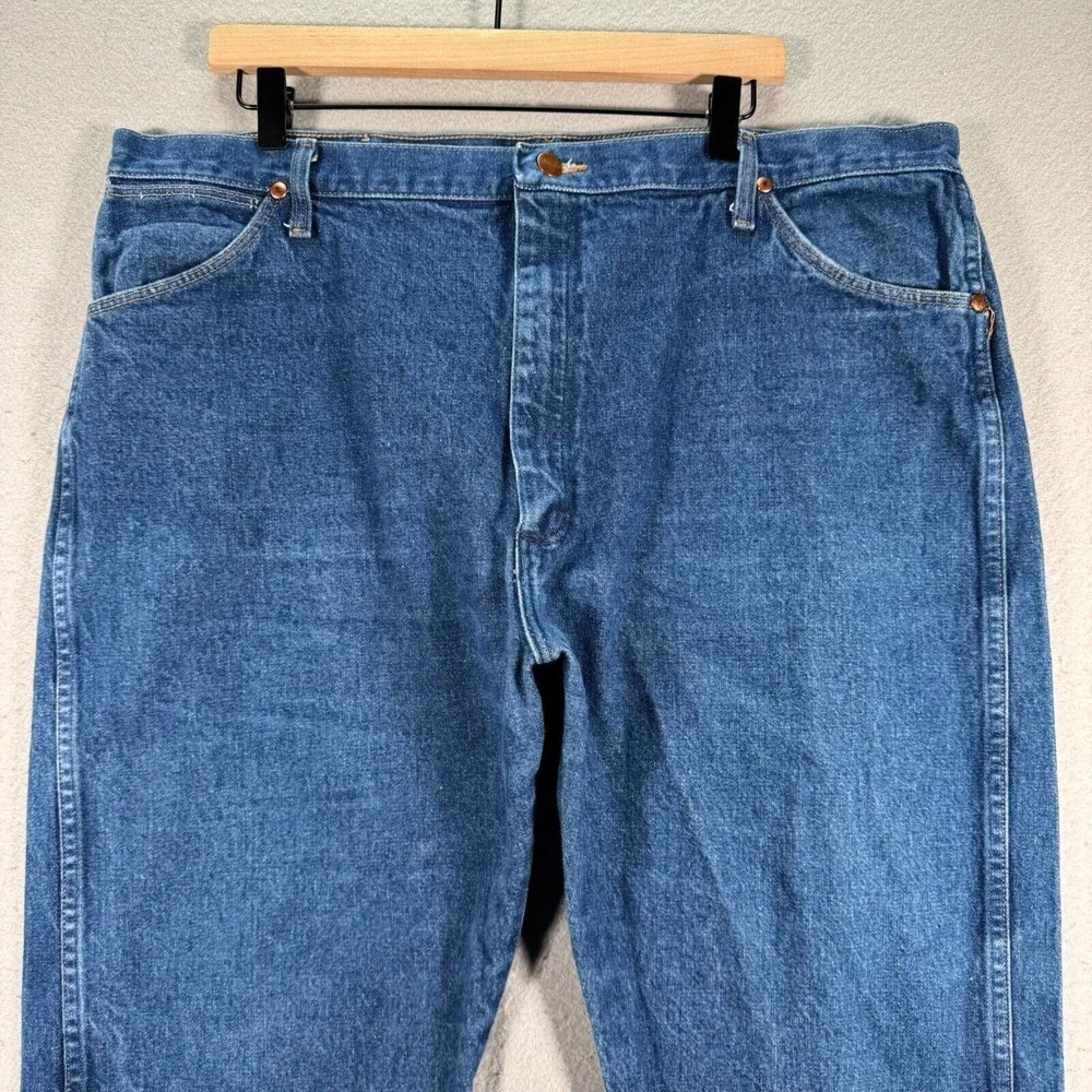 Vintage Wrangler Jeans Men‎ 42x30 (40x28) Blue Cowboy Cut Relaxed Work 13MWZPW